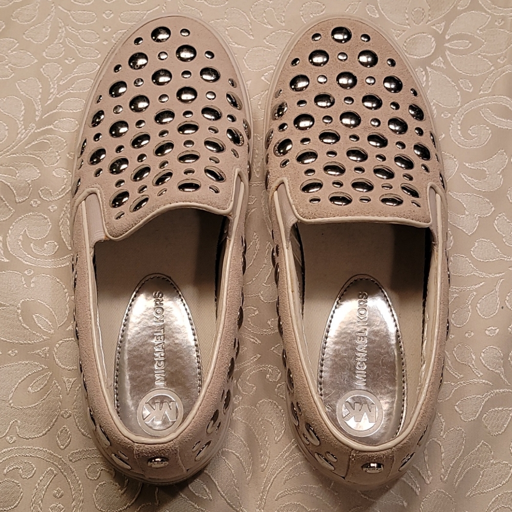 MICHAEL KORS STUDDED SLIP ON